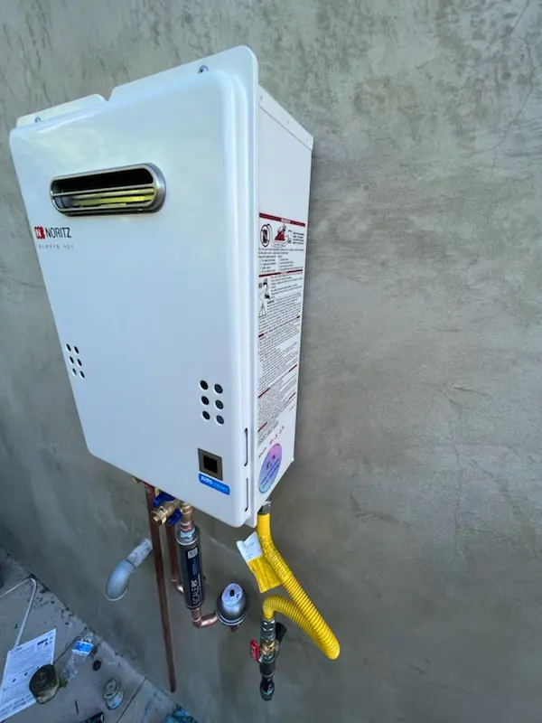 Tankless water heater installation for Overlook Point homes
